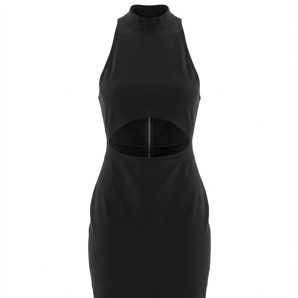 Forever 21 Herve Leger black bandage midi dress
